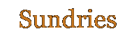 [W] Media - SUNDRIES